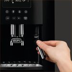 Krups ea817010 - machine expresso arabica essential - 1 7l - broyeur a grains 260g - 1450w - 15 bars - noir