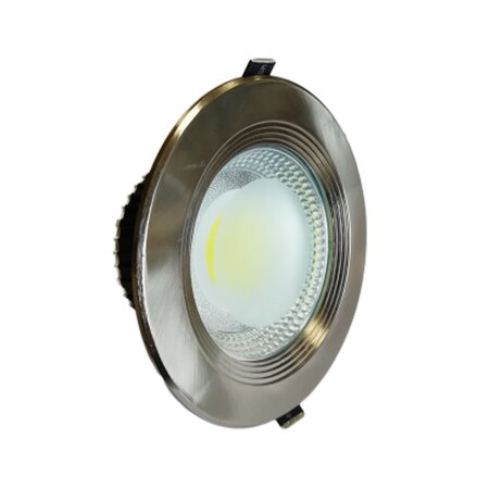 Spot led encastrable cob rond 15w ø165mm - blanc froid 6000k - 8000k - silamp