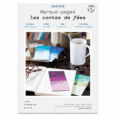 FRENCH KITS-French'Kits - Marque Pages - Les contes de fées-Kit créatif fabriqué avec amour en France