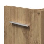 vidaXL Armoire chêne artisanal 60 x 22 x 79 cm Bois d'ingénierie