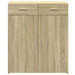 vidaXL Buffet chêne sonoma 80x42 5x93 cm bois d'ingénierie