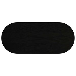vidaXL Dessus de table 140x60x2 cm bois de chêne massif ovale