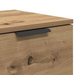 vidaXL Meuble TV chêne artisanal 102x35x36 5 cm bois d'ingénierie