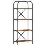 vidaXL Étagère Bois ancien 60 x 30 x 146 cm Bois d'ingénierie