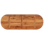 vidaXL Dessus de table 140x50x2 5 cm ovale bois massif d'acacia