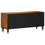 vidaXL Meuble TV 105x33x46 cm en bois massif de manguier