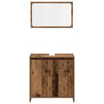 vidaXL Ensemble de meubles salle de bain 4 Pièces bois d'ingénierie