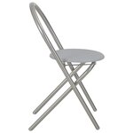vidaXL Ensemble à dîner pliant 3 Pièces et étagère de rangement MDF acier