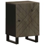 vidaXL Ensemble de meubles de salle de bain 4 Pièces noir manguier massif