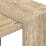 vidaXL Étagère Chêne Sonoma 52 x 25 x 71 5 cm Bois d'ingénierie