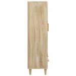 vidaXL Buffet haut Chêne sonoma 70x31x115 cm Bois d'ingénierie