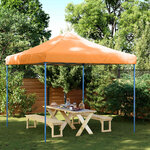 vidaXL Tente de fête 292 x 292 x 315 cm Orange Tissu Oxford