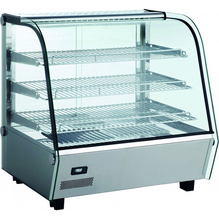 Vitrine chauffée 120 l - stalgast -  - acier inoxydable120 678x568x670mm