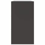 vidaXL Buffet noir 99x39x73 cm acier