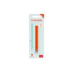 Legami REFCPP0010 - Set de 2 recharges pour stylo à encre Gel Lovely Friends - Encre orange