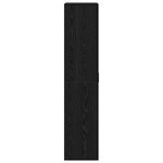vidaXL Haut de Mobilier Chêne noir 80 x 39 x 178 cm Bois d'ingénierie