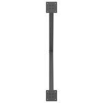 vidaXL Pieds de table à manger en forme de X 2 pièces Anthracite 90 x (72-73) cm Acier