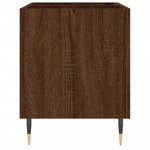 vidaXL Armoire à disques chêne marron 74 5x38x48 cm bois d'ingénierie