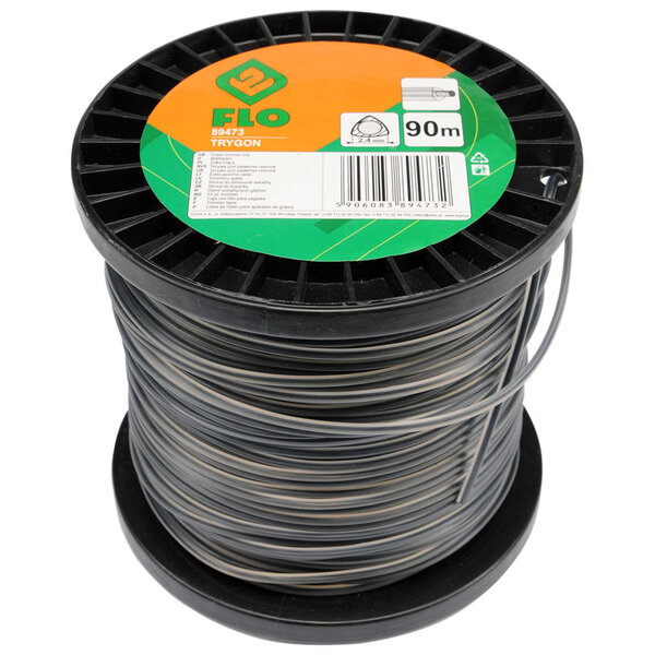 Flo fil de coupe-herbe trigon 2 4 mm 90 m noir