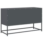 vidaXL Meuble TV anthracite 100 5x39x60 5 cm acier laminé à froid