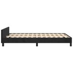 vidaXL Cadre de lit sans matelas noir 120x200 cm velours