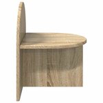 vidaXL Table de chevet 2 Pièces Chêne Sonoma 40 x 35 5 x 45 5 cm