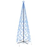 vidaXL Arbre de Noël cône 1400 LED Bleues 160x500 cm