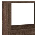 vidaXL Bibliothèque chêne marron 100x33x175 cm bois d'ingénierie
