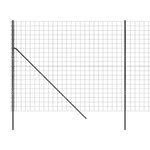 vidaXL Clôture en treillis métallique anthracite 2x10 m