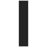 vidaXL Étagère murale Noir 90x16x78 cm Bois d’ingénierie