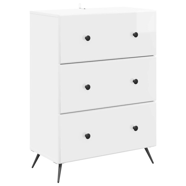 vidaXL Armoire à tiroirs 66 x 34 5 x 90 cm Bois d'ingénierie