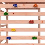 vidaXL Maisonnette de jeu avec mur d'escalade bois massif Douglas