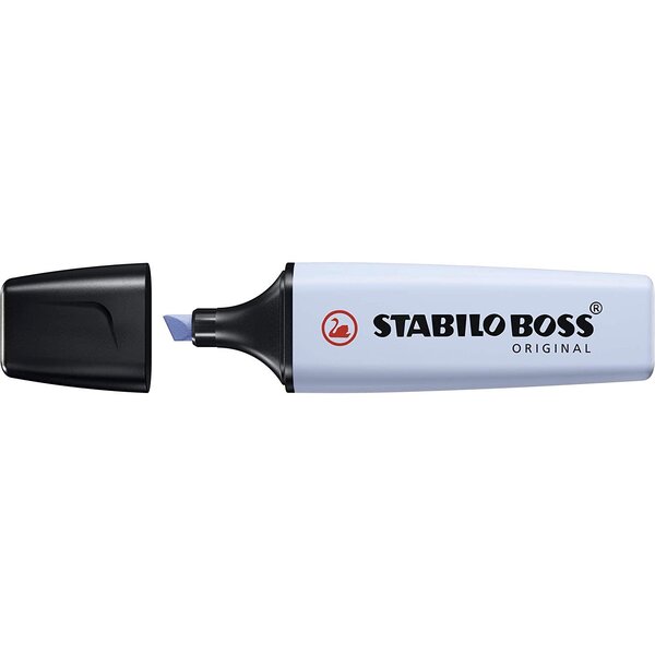 Surligneur boss original pastel nuage de bleu x 10 stabilo
