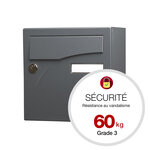 Boîte aux lettres  Préface compact Gris anthracite mat RAL 7016M