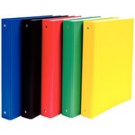 Classeur rigide 4 anneaux A4 dos 4 cm noir