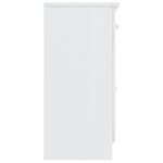 vidaXL Buffet ALTA blanc 77x35x73 cm bois massif de pin