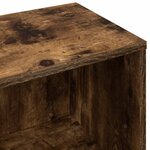 vidaXL Buffet avec tiroir Chêne fumé 88 5 x 27 5 x 63 5 cm