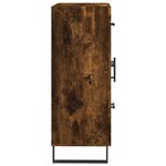 vidaXL Buffet chêne fumé 69 5x34x90 cm bois d'ingénierie