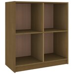 vidaXL Buffet Marron miel 70x33x76 cm Bois massif de pin