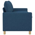 vidaXL Canapé Bleu 156 x 81 x 87 5 cm Tissu