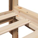 vidaXL Cadre de lit sans matelas 150x200 cm bois de pin massif
