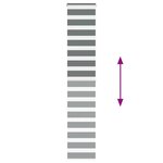 vidaXL Store zèbre gris foncé largeur du tissu 35 9 cm polyester