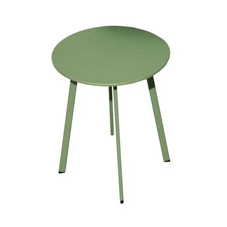 Table basse de jardin en acier massai 50 cm