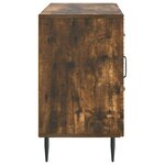 vidaXL Buffet Chêne fumé 89 x 34 5 x 60 cm Bois d'ingénierie