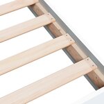 vidaXL Cadre de lit sans matelas blanc 150x200 cm bois d'ingénierie