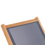 vidaXL Chaises longues pliables et roulettes lot de 2 Teck textilène