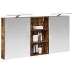 vidaXL Ensemble de Meubles de Salle de Bain 3 Pièces 140 x 14 5 x 70 cm