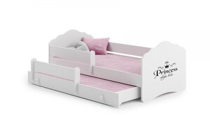 Lit enfant FALA BAR+SZU 160x80 Princess avec gigogne avec matelas