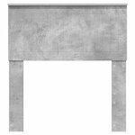 vidaXL Tête de lit Gris béton 80 cm Bois d'ingénierie