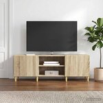 vidaXL Meuble TV Chêne Sonoma 150 x 31 x 50 cm Bois d'ingénierie